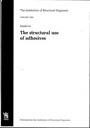 Structural use of adhesives