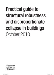 Practical guide to structural robustness and disproportionate collapse in buildings. October 2010 (Withdrawn)