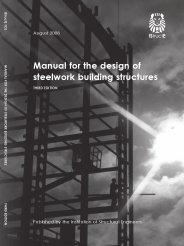 Manual for the design of steelwork building structures. 3rd edition