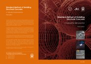 Standard method of detailing structural concrete: a manual for best practice. 3rd edition (includes amendments November 2006 and June 2011)