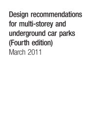 Design recommendations for multi-storey and underground car parks. 4th edition