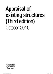 Appraisal of existing structures. Third edition. October 2010