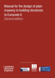 Manual for the design of plain masonry in building structures to Eurocode 6. (Second edition)