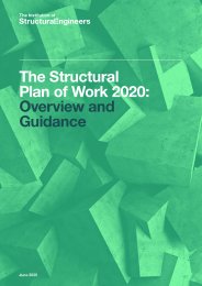 Structural plan of work 2020: overview and guidance