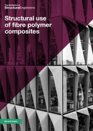 Structural use of fibre polymer composites