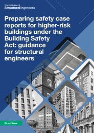 Preparing safety case reports for higher-risk buildings under the Building Safety Act: guidance for structural engineers