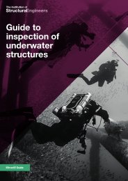 Guide to inspection of underwater structures