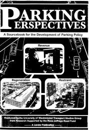 Parking perspectives: a sourcebook for the development of parking policy