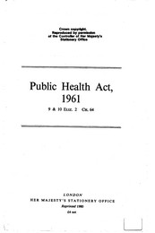 Public Health Act 1961