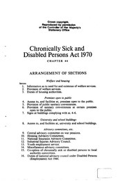 Chronically Sick and Disabled Persons Act 1970