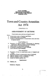 Town and Country Amenities Act 1974