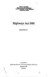 Highways Act 1980