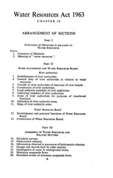 Water Resources Act 1963