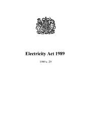 Electricity Act 1989