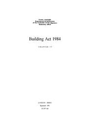 Building Act 1984