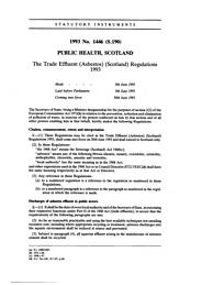 Trade Effluent (Asbestos) (Scotland) Regulations 1993 (S.190)