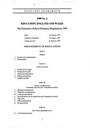 Education (School Premises) Regulations 1999