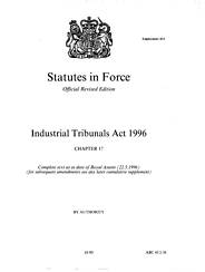 Employment Tribunals Act 1996
