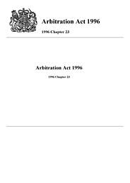 Arbitration Act 1996