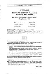 Town and Country Planning (Trees) Regulations 1999