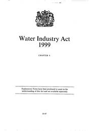 Water Industry Act 1999