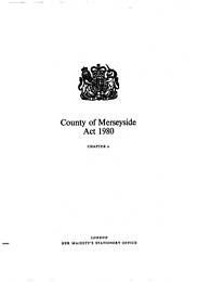 County of Merseyside Act 1980. Ch x