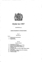 Dyfed Act 1987. Ch xxiv