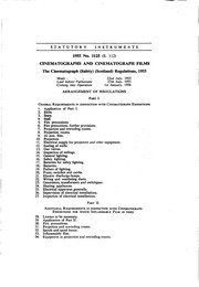 Cinematograph (Safety) (Scotland) Regulations 1955 (S.112)