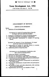 Town Development Act 1952