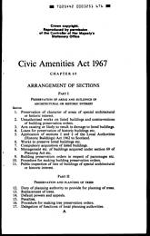 Civic Amenities Act 1967