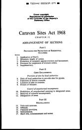 Caravan Sites Act 1968