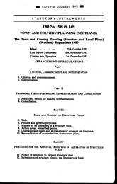 Town and Country Planning (Structure and Local Plans) (Scotland) Regulations 1983 (S.149)