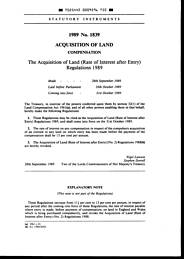 Acquisition of Land (Rate of Interest After Entry) Regulations 1989