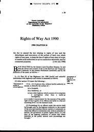 Rights of Way Act 1990