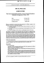 Environmentally Sensitive Areas (Central Southern Uplands) Designation Order 1993
