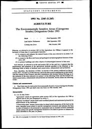 Environmentally Sensitive Areas (Cairngorms Straths) Designation Order 1993