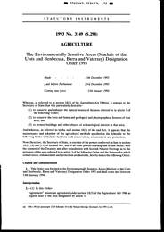 Environmentally Sensitive Areas (Machair of the Uists and Benbecula, Barra and Vatersay) Designation Order 1993