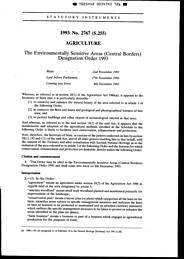 Environmentally Sensitive Areas (Central Borders) Designation Order 1993
