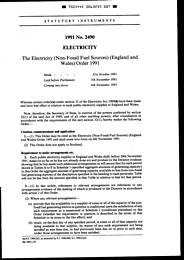 Electricity (Non-Fossil Fuel Sources) (England and Wales) Order 1991