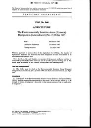 Environmentally Sensitive Areas (Exmoor) Designation (Amendment) (No. 2) Order 1995