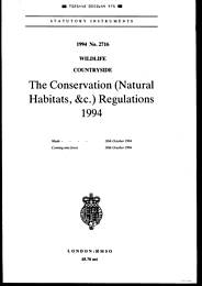Conservation (Natural Habitats, etc.) Regulations 1994