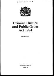 Criminal Justice and Public Order Act 1994