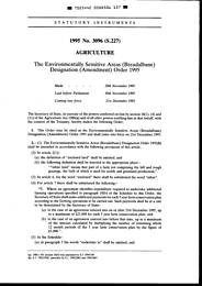 Environmentally Sensitive Areas (Breadalbane) Designation (Amendment) Order 1995