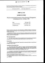 Environmentally Sensitive Areas (Exmoor) Designation (Amendment) (No. 2) Order 1998