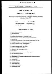 Compulsory Purchase by Public Authorities (Inquiries Procedure) (Scotland) Rules 1998. (S.120)