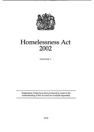Homelessness Act 2002