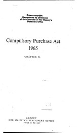 Compulsory Purchase Act 1965