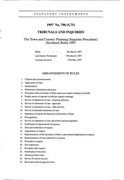 Town and Country Planning (Inquiries Procedure) (Scotland) Rules 1997 (S.75)