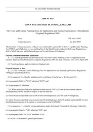 Town and Country Planning (Fees for Applications and Deemed Applications) (Amendment) (England) Regulations 2005