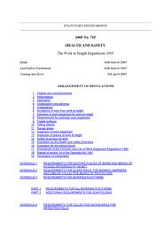 Work at Height Regulations 2005 (Includes correction slip issued May 2005)